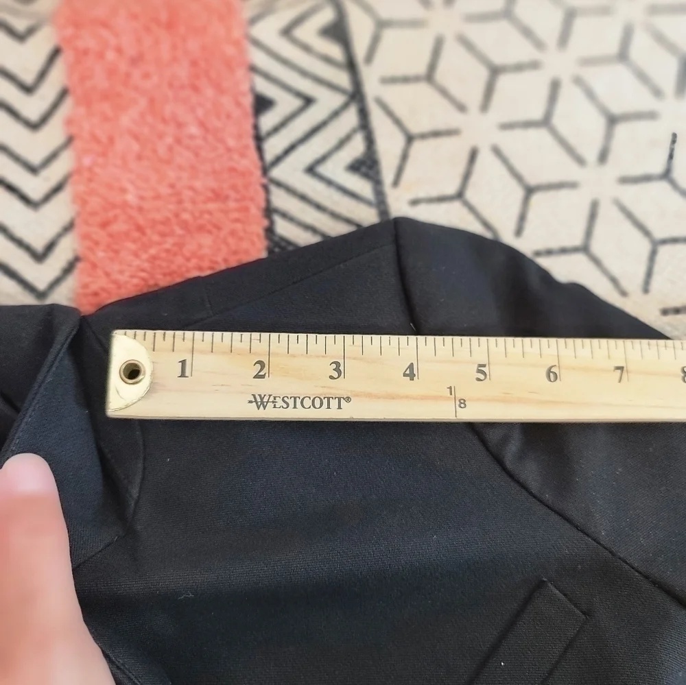 ROLAND MOURET FOR BANANA REPUBLIC BLACK BLAZER JACKET, SZ 6